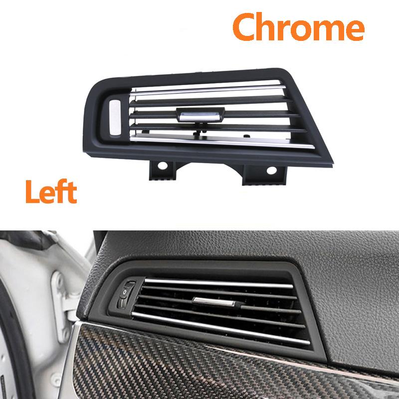 LHD RHD Front Central Left Right Rear AC Conditioner Chromed Air Vent Grille Outlet Panel For BMW 5 Series F10 F11 2010-2017 4YHD