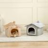 Foldable Pet House Removable Washable Cat House Puppy Cave Sofa Pet Bed House for Extra Small Dogs and Small and Medium Cats