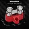 Terminal Block Studs M8 Positive Negative Heavy Duty Bus Bar 5/16" Power Distribution Stud For Camping Rv Truck Boat