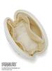 Shaped Pouch PWGB262626 CRM F [Gelato Pique] PEANUTSHalf-moon Women's