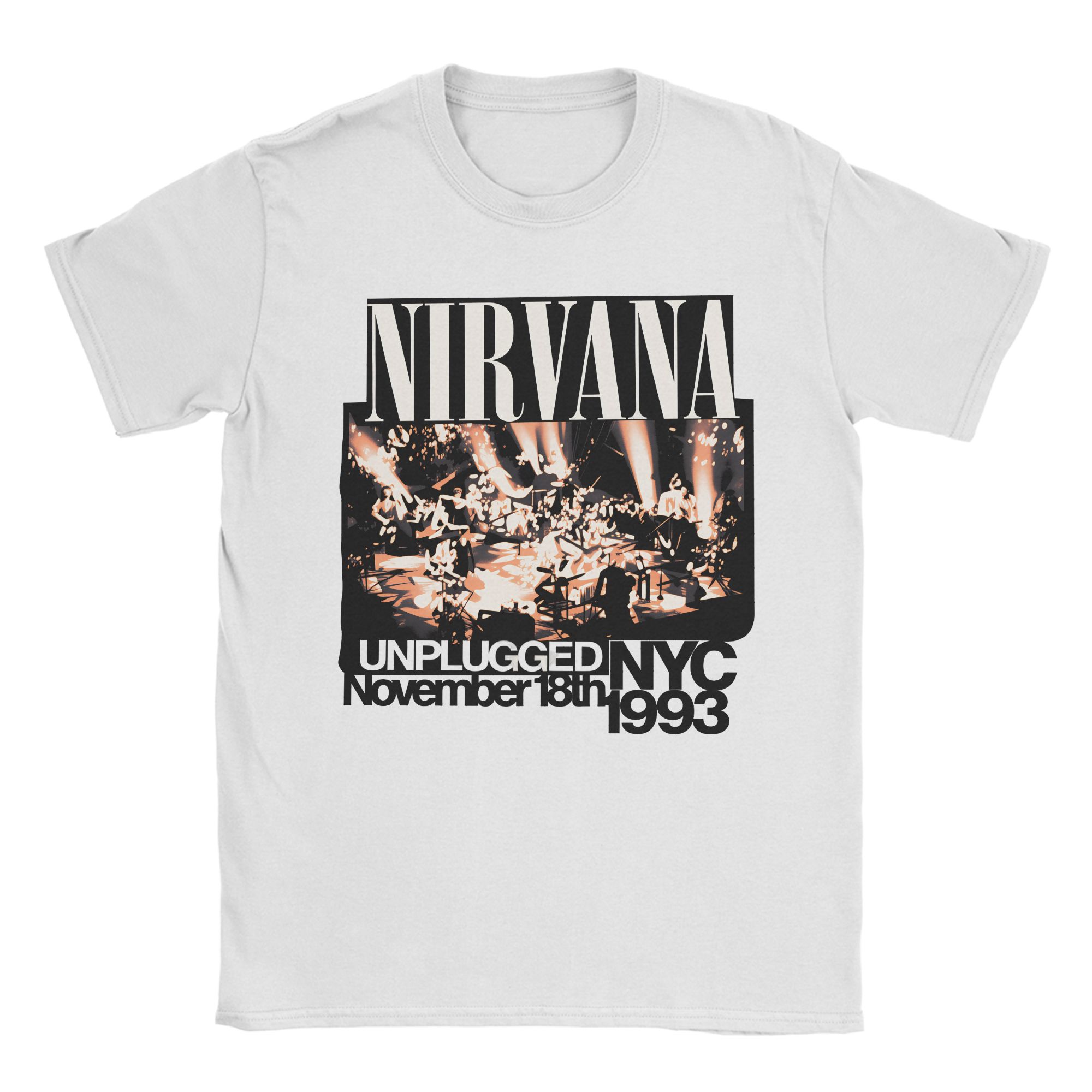 

Nirvana Angel Band 100 Cotton TShirt For Men Summer Y2K Funny T Shirts ONeck Hip Hop Tees Oversized Casual Tops 4XL