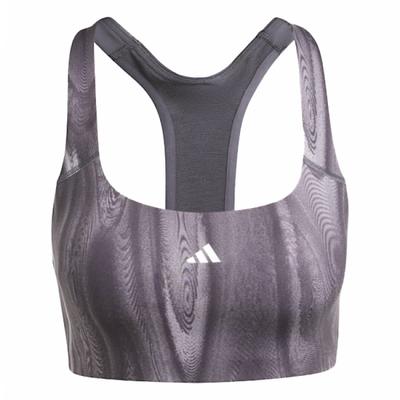 Powerimpact Training Medium Support Three Stripes Sports Bra Women Underwear Honor-Grey IW9961