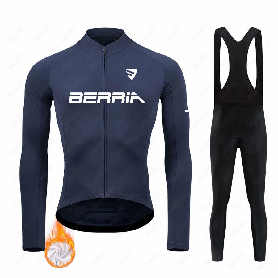 Men Thermal Fleece MTB Bike Clothes Ciclismo Uniform Maillot Hombre Bicycle Clothing Suit Cycling Suit Set with Plush Insulation for Winter 2026
