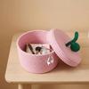 Decorative Cotton Rope Storage Basket Round Sundries Storage Basket  Office