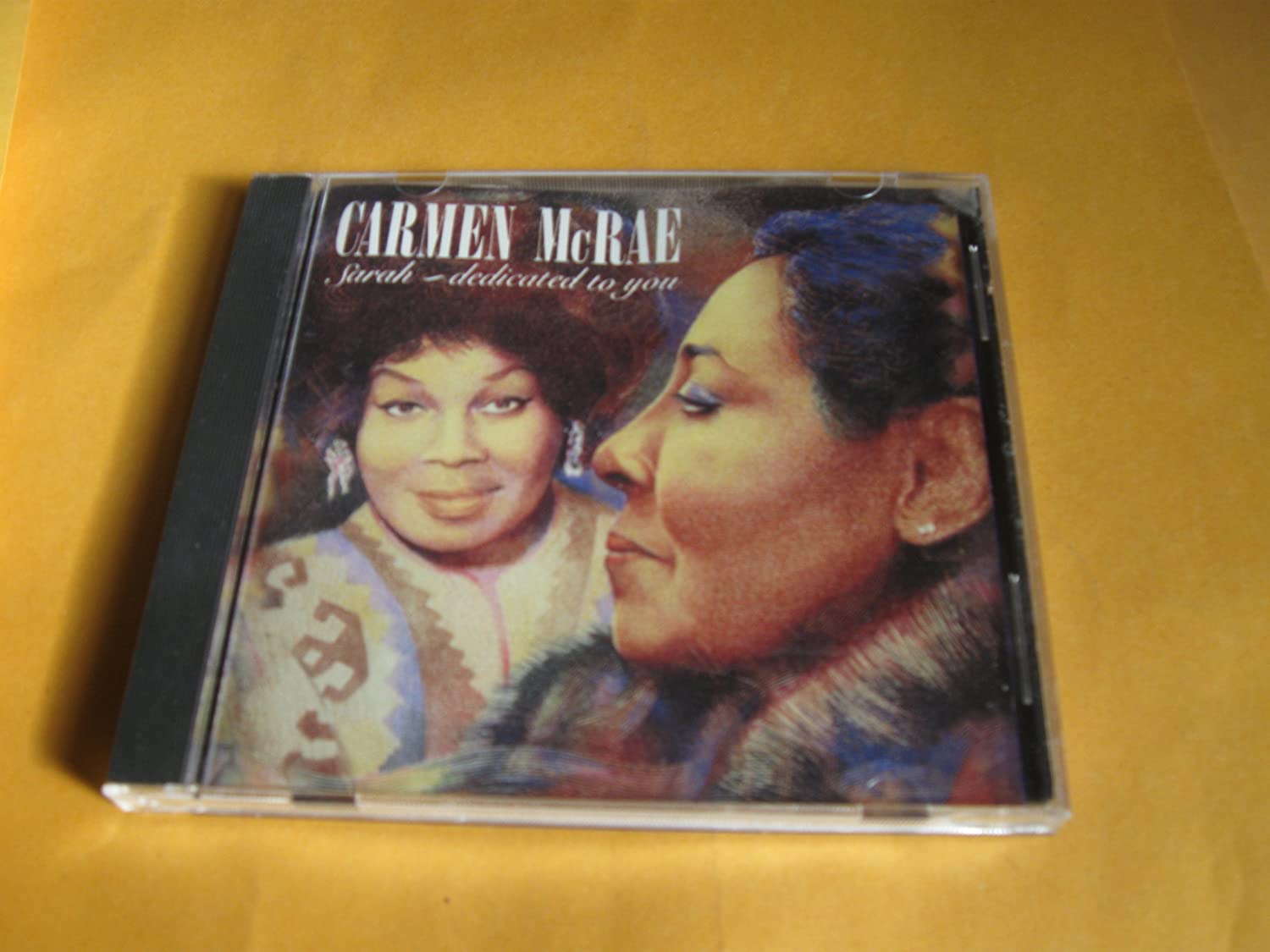 

CD CARMEN MCRAE - Sarah: Dedicated to You 31102N Novus 1991 US Jazz Used