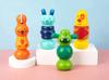 Montessori Screw Nut Assembly DIY Toys Animal Color Matching Fine Motor Training Educational For Children Gifts