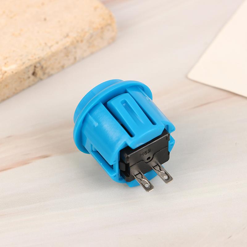 1Pc 24Mm Circle Push Button Micro Switch Game Arcade Controller Joystick Console Diy Kit Arcade Fighting Machine Button