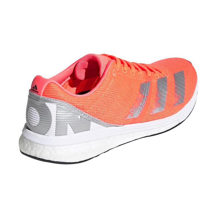 New Adidas Adizero Boston 8 'Orange White' Women's
