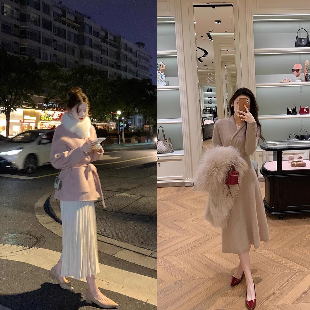 Sheepskin version of grape mother, the same temperament, small pointed head, versatile commuting, light mouth and thin, simple low-heeled single shoes