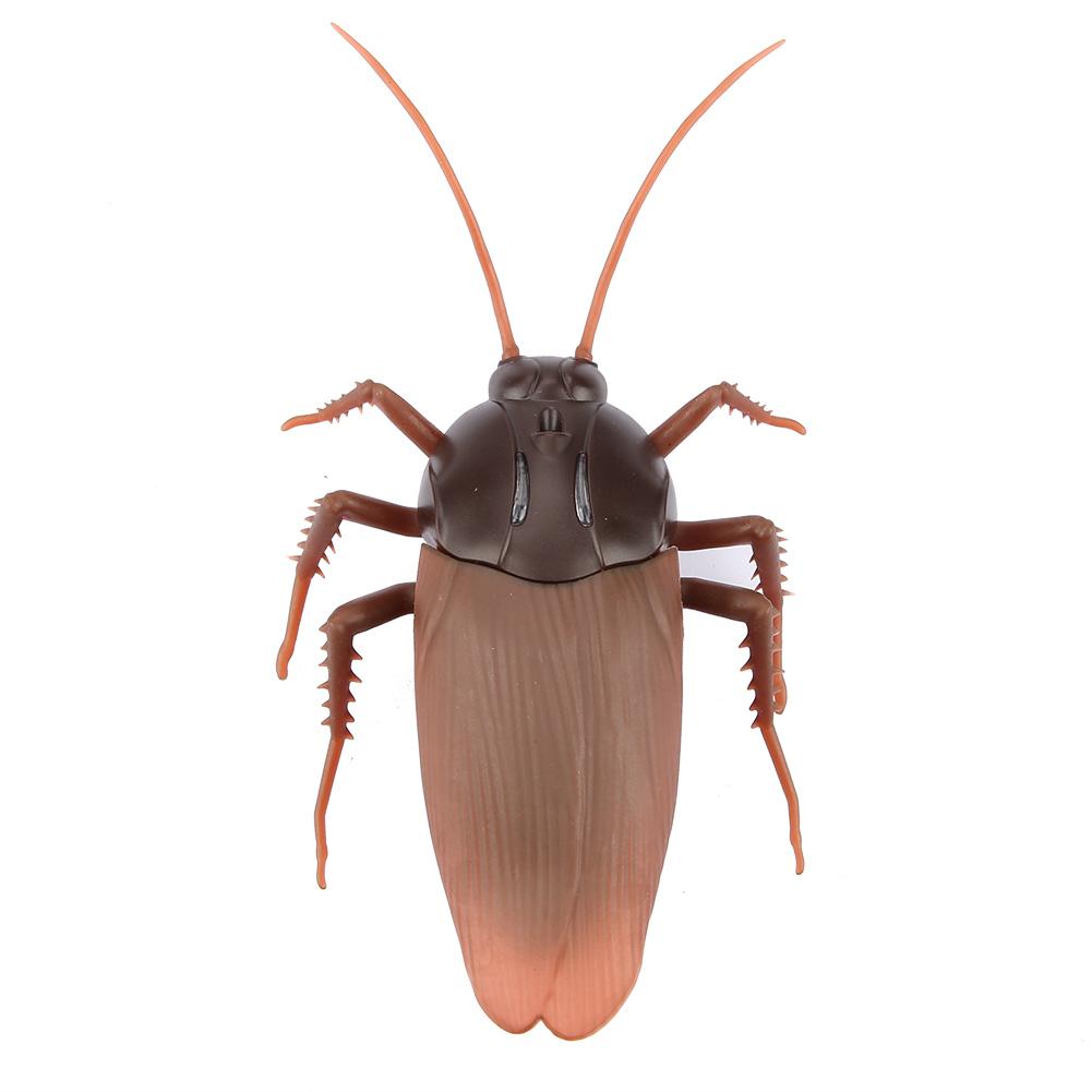 Remote Control Cockroach Toy Fake Crawling Prank Gadget for with Infrared Control for Halloween Christmas Day