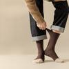 Men's Autumn and Winter Pure Cotton Warm Long Socks, Color-blocking and Versatile, Thickened Anti-odor and Sweat-absorbing Long Socks