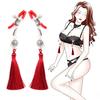 BDSM Flirting Tassel Bell SM Bondage Nipple Stimulation Clamp Sex Pleasure Adjustable Breasts Clip for Couples Sex Toys