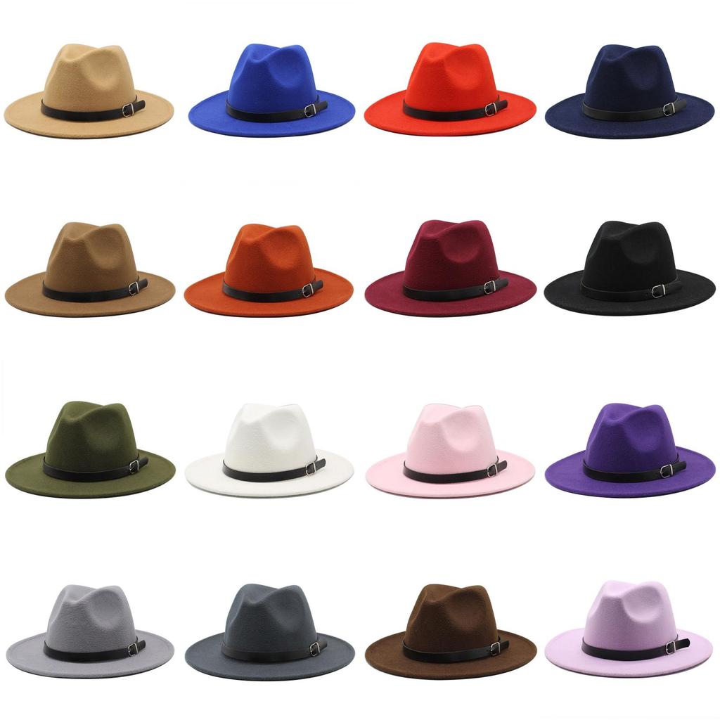 Unisex Wool Felt Top Hat With Wide Brim For Formal Events And Gift Giving