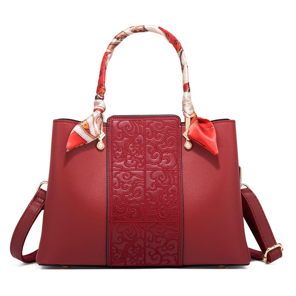 New Luxury Wedding Handbag Women Chinese Style Embroidery Bag Female Brand Designer Messenger Bags Shoulder Bag Ladies Totes