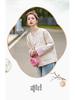 Retro Chinese Jacquard Frog Button Round Neck Jacket - Spring 2025 Collection