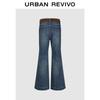 UR 2026 Women's Washed Flare Jeans