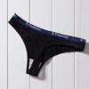 Women's cotton thong underwear Women's short sexy underwear Long pants letters