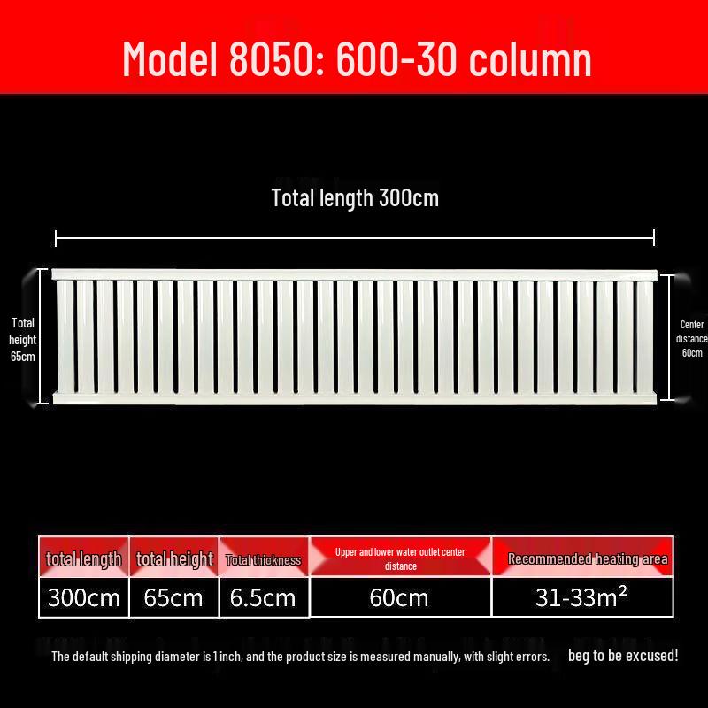 Dezhuo Home Wall-Mounted Steel Hydronic Radiator