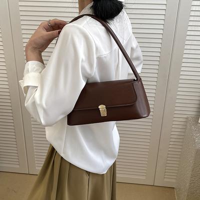 Trend Niche Portable Shoulder Bag Popular Small Square Bag New Bag Women's 2025 Spring Fashion Retro Armpit Bag