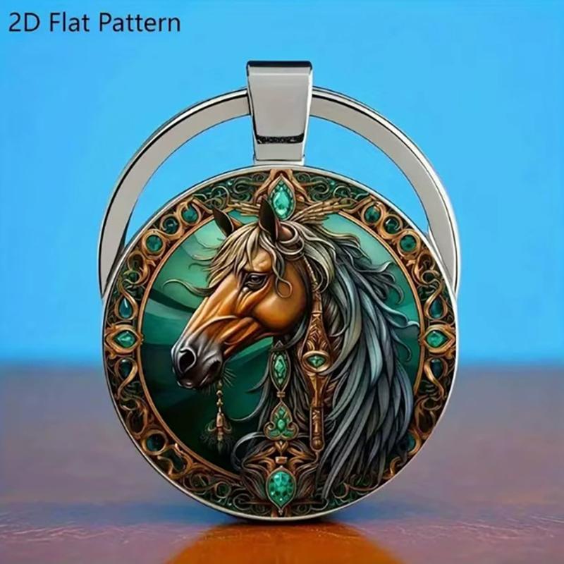 

Брелок для ключів Кінь Елегантний Цинковий Сплав. Міцний Стильний Подарунок Для Чоловіків та Жінок. Ідеально для свят та любителів коней Onesize