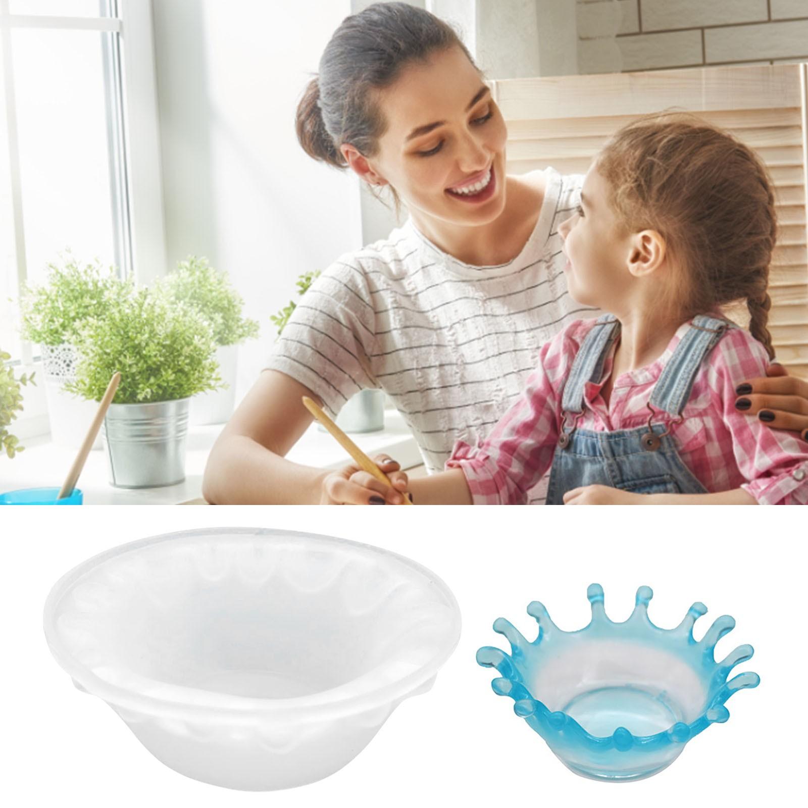 

1pc Splash Storage Box Water Splash Shape Silicone Mold Water Drop Trinket Box Making Bowl Creative Uv Resin Craft Supplies белый