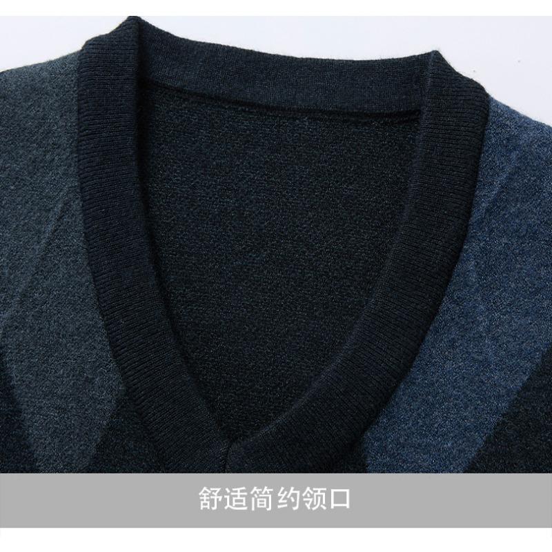 Men S Knit Vest V Neck Sleeveless Pullover Business Casual Sweater