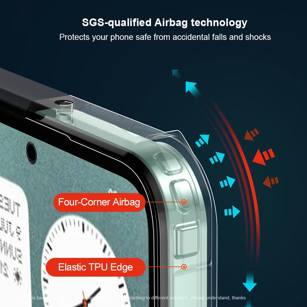 XUNDD For Nothing CMF Phone 1 Case TPU+Acrylic Slim Fit Clear Back Cover