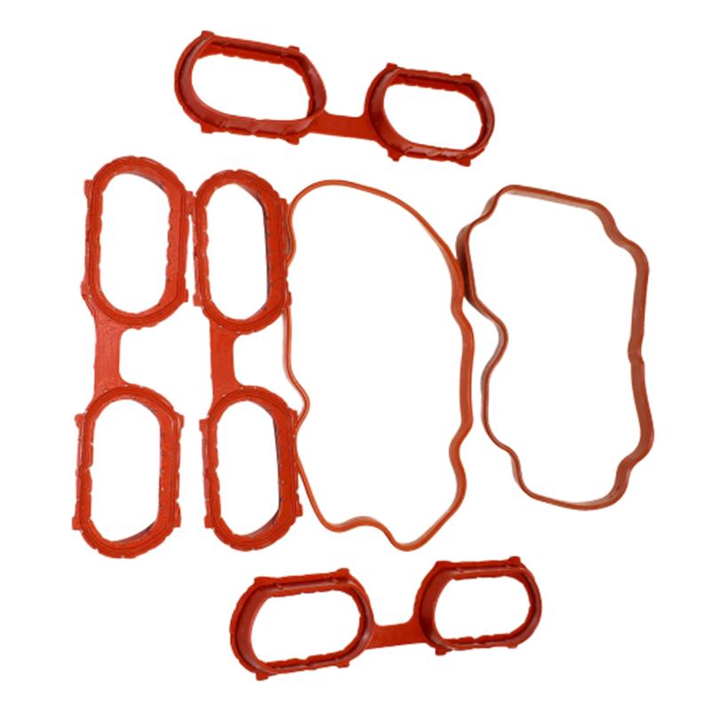 6pcs/set Engine Intake Manifold Cover Crankcase Vent Valve Gasket for BMW X5 AWD E53 4.4i 11617508541 11611433328 11611729727