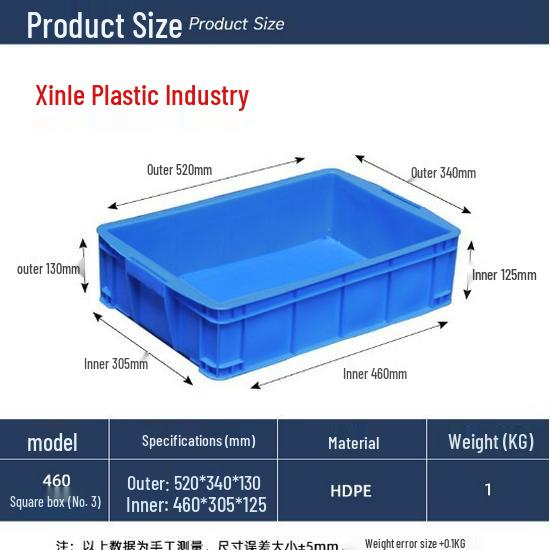 Multi-functional Thickened EU Storage & Delivery Box - Durable PP Plastic