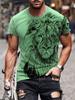 Ropa de Hombre Estampado de León de Verano Camiseta Manga Corta para Hombre Camiseta para Hombre Ropa con Estampado de León Ropa de Diseñador para Hombre Camiseta Oversize para Hombre