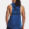 Under Armour Project Rock BSR Bull Sweat à capuche sans manches 'Bleu Noir' Homme 1376939-471