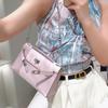 Pirmās paaudzes soma Mini sieviešu soma Virskārtas Swift govs āda Kontrastējošas krāsas rokassoma Sieviešu ķēdītes crossbody maza soma