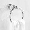 European Style Gold-Plated Crystal Towel Rack - Wall-Mounted, Stainless Steel
