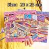 Creative 3D Sticker Book PET Mini Landscape Sticker New Pocket Sticker Book  DIY Activity