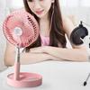 Rotatable Telescopic Electric Fan 24H Long Battery Life Desktop Electric Fan  Outdoor Activity