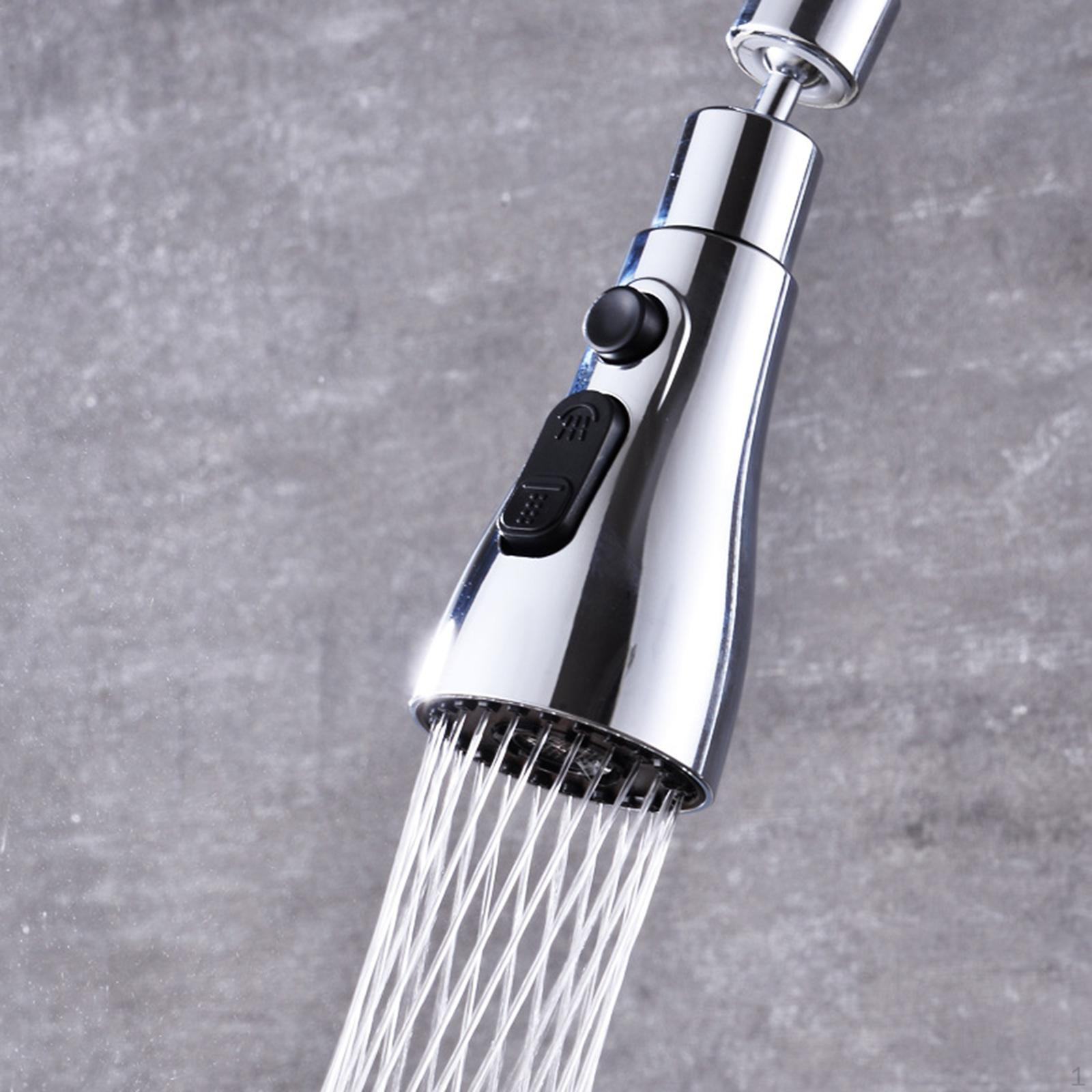 

Удлинитель аэратора для вращающегося крана с углом наклона для кухонной раковины, ванной комнаты и туалета серебряный