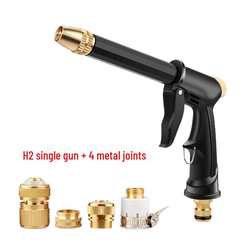 Pressurized Water Gun & Telescopic Hose Set for Car Wash and Gardening