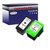 Pack of 2 Cartridges - T3AZUR - Compatible HP 350XL/351XL - 25ml Black + 18ml Color - High Quality