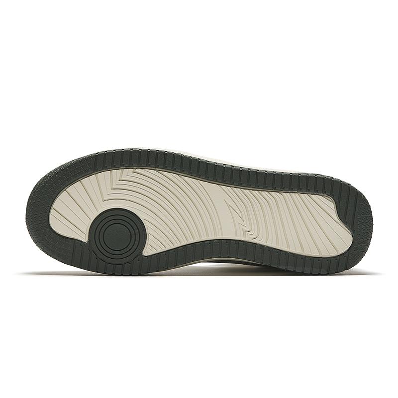 Anta Life Series Zero Feel Classic Versatile Non-Slip Durable Mid-Top Sneakers Men Sneakers White Gray 912448083-4