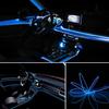 500CM LED Decor Interior Car Atmosphere Wire USB EL Strip Lights Lamp Bulb Blue