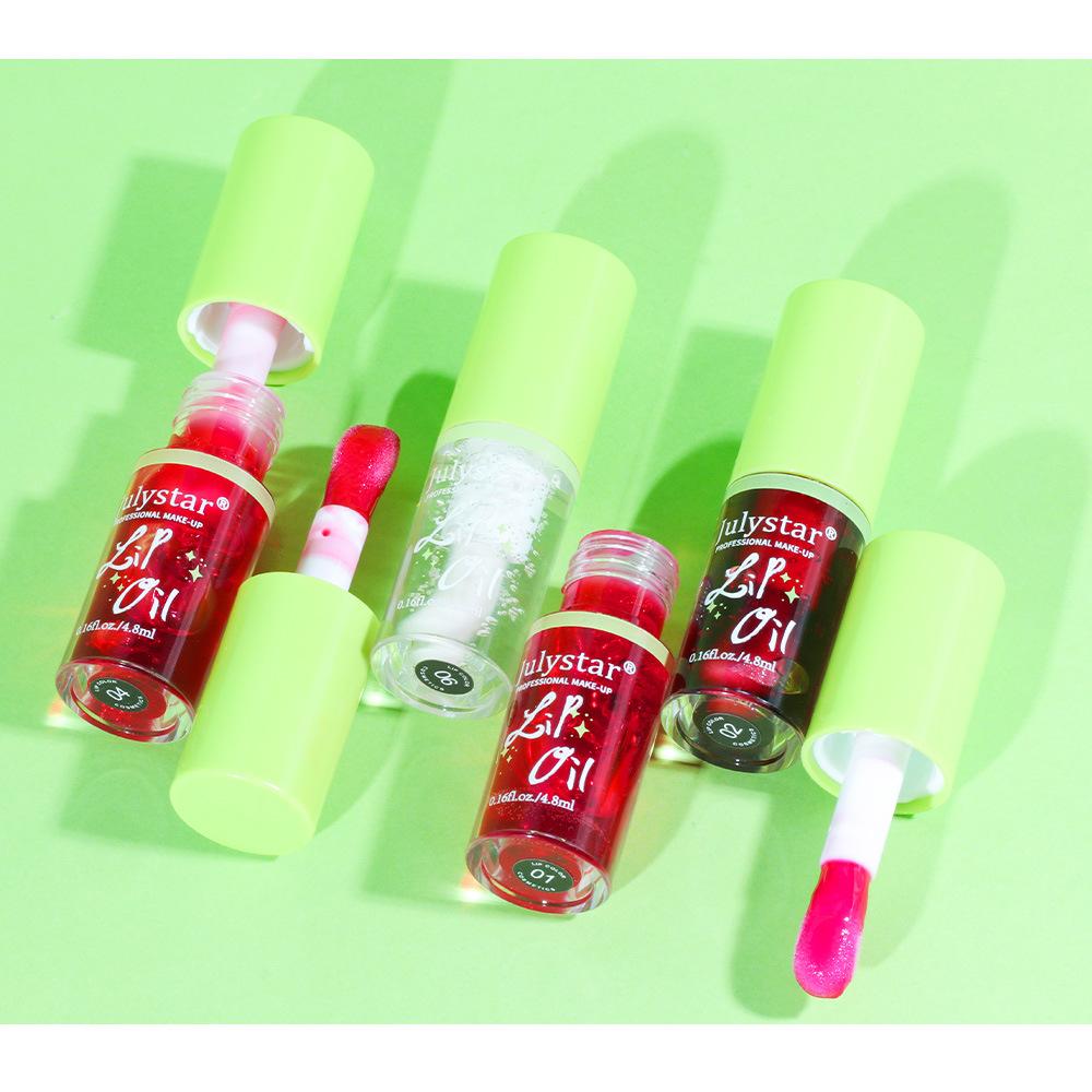 Trwały nawilżający transparentny nawilżający olejek do ust nawilżający łatwy w kolorowaniu Dudu Lip Fruit Mirror błyszczyk do ust