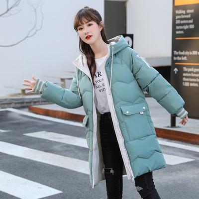 Padded Clothes Women's Medium and Long Winter Clothes New Loose Bread Clothes Down Padded Clothes Jacket Jacket