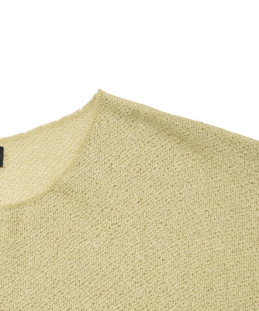 ANALOG MOOD First Linen Long Sleeve Knit (Lime)
