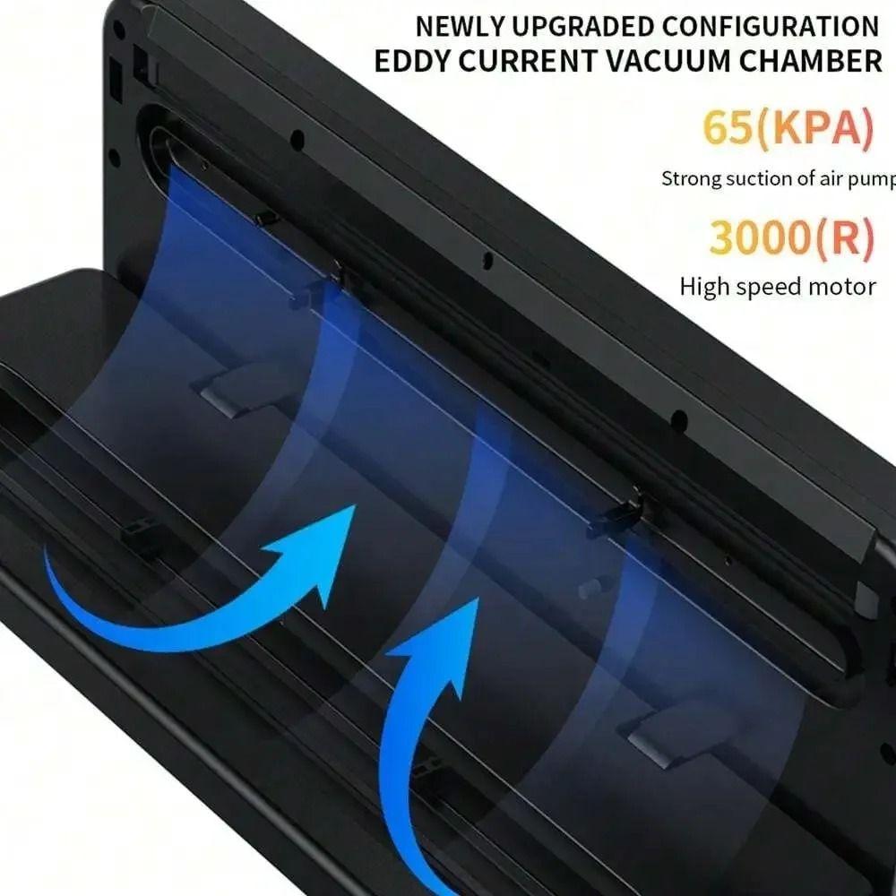 Touch Button Electric Vacuum Sealer Multiple Modes Food Saver Vacuum Sealer  Powder Oil Packaging