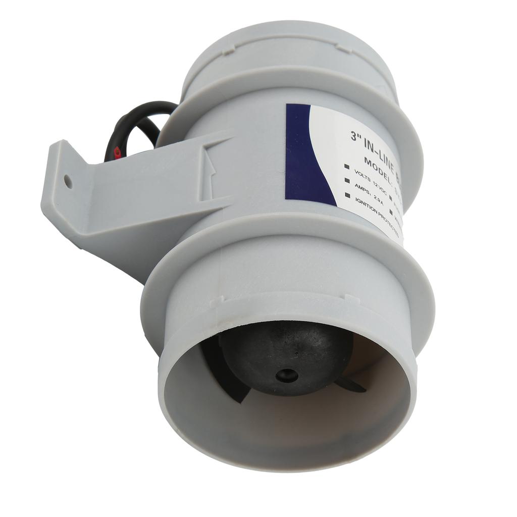 3 Inch Ventilation Fan Blower High Efficiency Stable Performance Plastic Inline Air Blower for