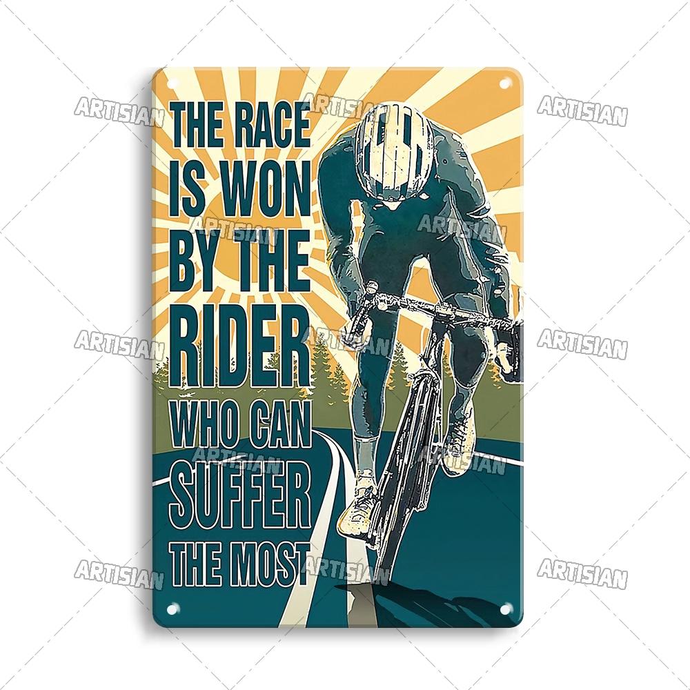 Artisian Cycling Metal Sign Bicycle Tin Plaque Bike Decorative Poster Wall Decor Garage Bar Pub Club Hotel Cafe Kitchen Home