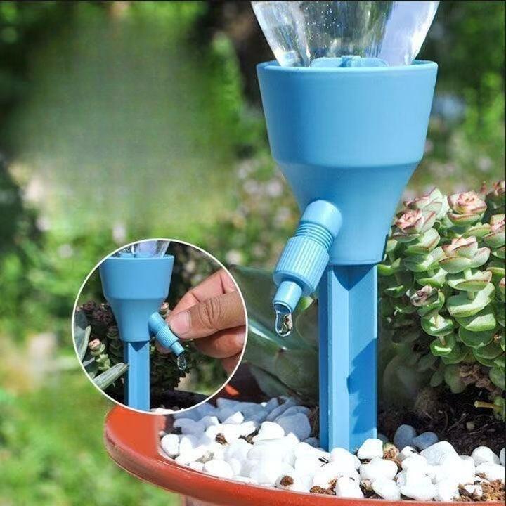 Automatic Watering Spike Set with Adjustable Flow Drip Irrigation Kit, Suitable for Indoor And Garden Plants