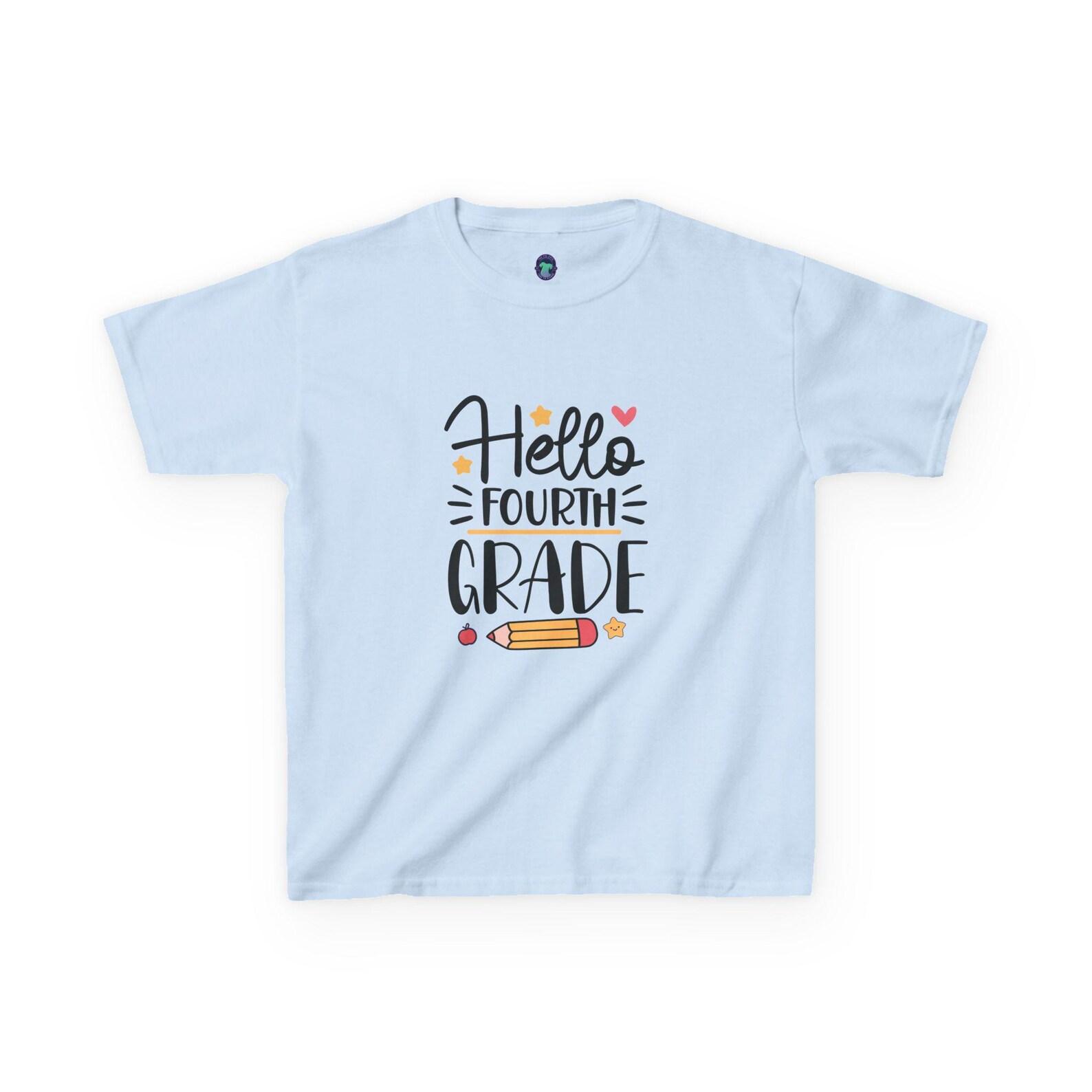 Fun Fourth Grade Back to School Shirt: Kids Greeting Tee for Classroom Spirit & Learning 150