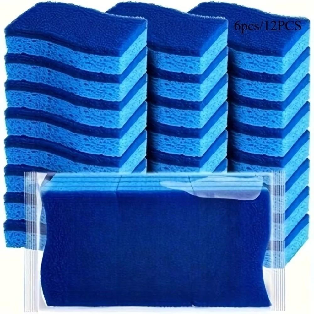 Sponge Cleaning Brush Sponges Double-Sided Scouring Pad Cleaning Wipe Household Cleaning Tools