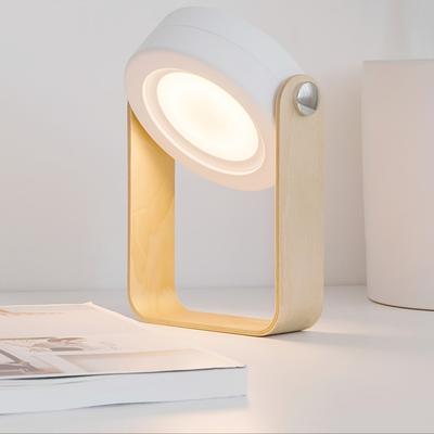 1pc Creative and Minimalist LED Rechargeable Portable Lantern Light, Foldable Soft Light, Eye Protection, Living Room, Bedroom